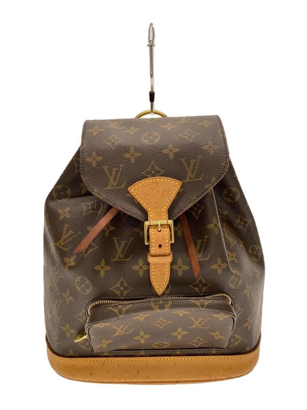 LOUIS VUITTON Montsouris Backpack Monogram Canvas Brown